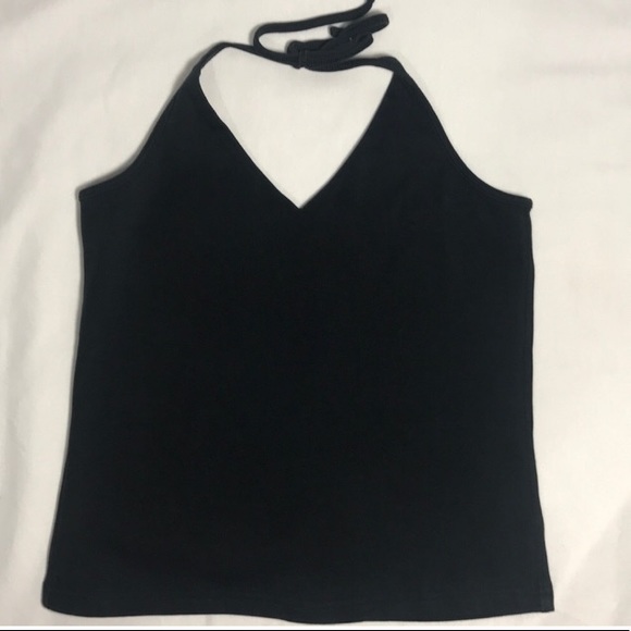 GAP Tops - Gap Black Sleeveless Halter Tank Top